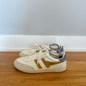 Gola falcon womens size 9.5 white gold Blue casual shoes